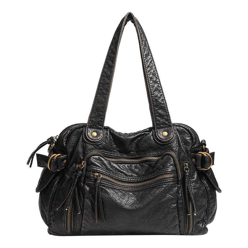 Sac de Messenger d'épaule féminine Retro Biker
