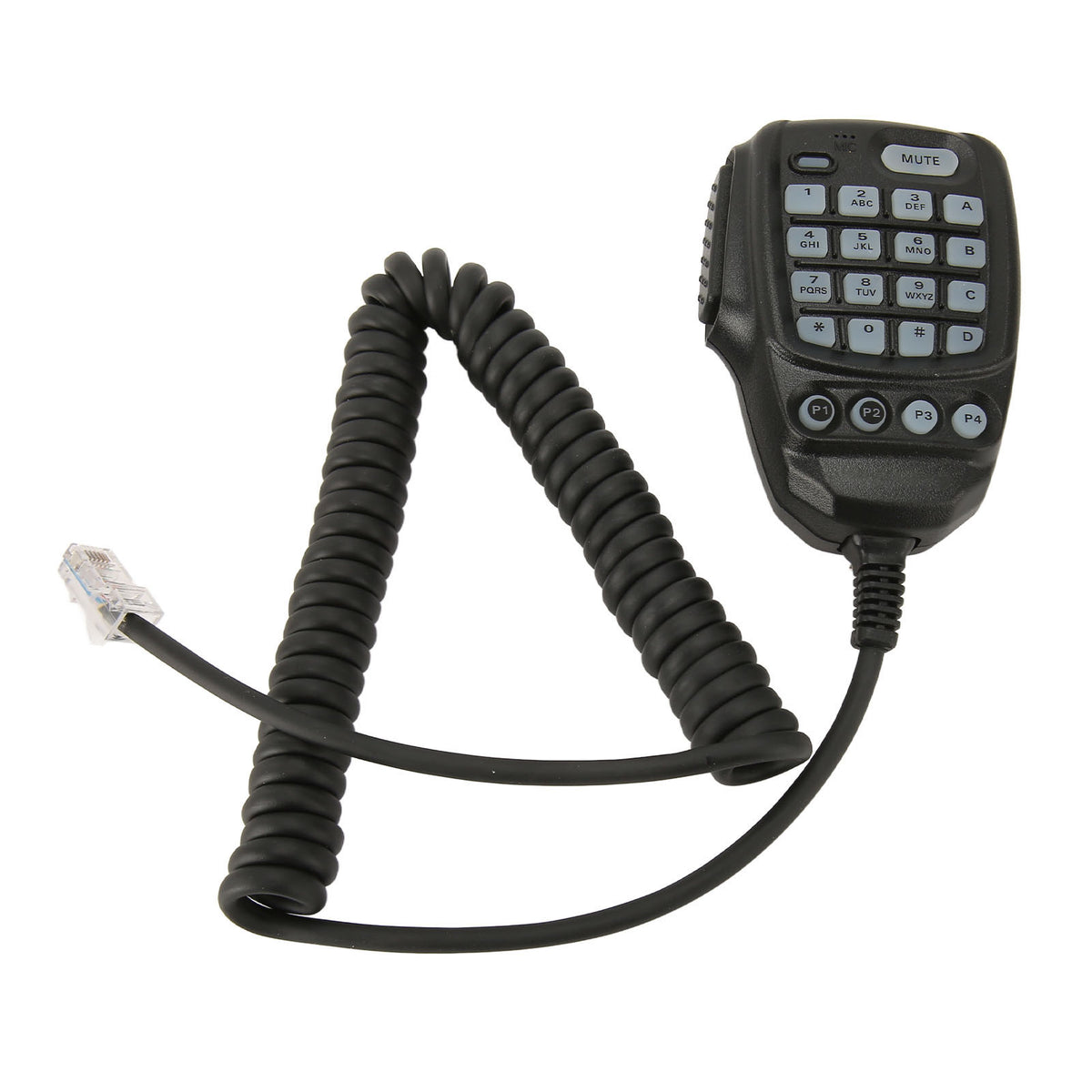 2 Way Radio Handheld Speaker Mic Professional Walkie Talkie Speaker Microphone avec bouton