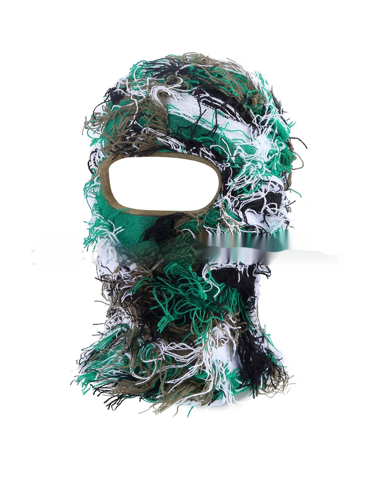 Colorful High Street Hip Hop Street Personnalité Chapeau de tricot Chapeau de masque chaud unisexe