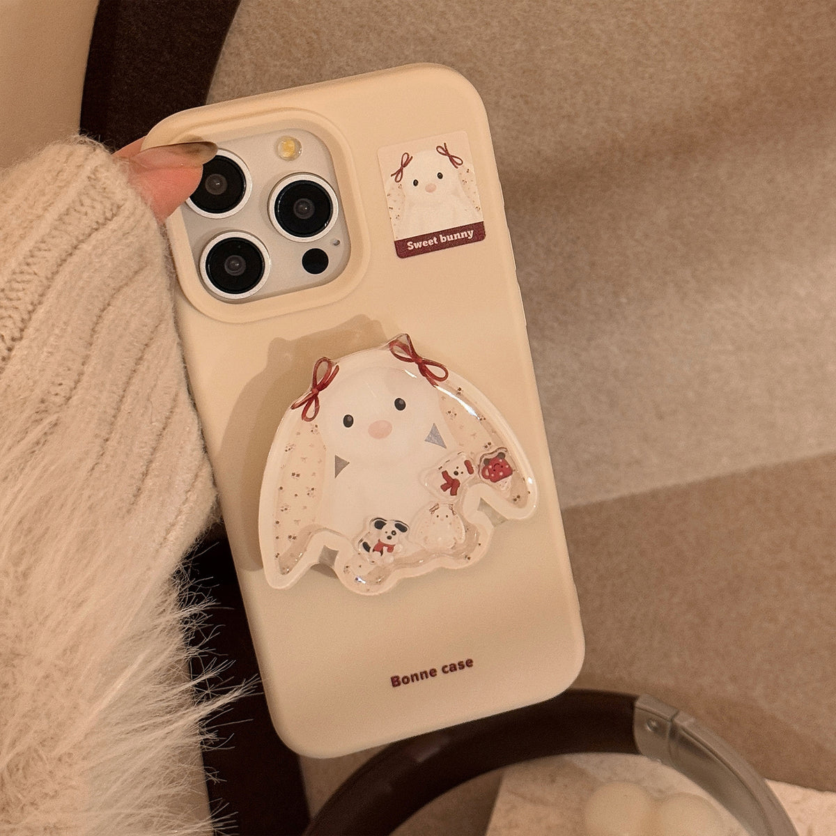 Cartoon Animal Shaker Silicone Phone Case