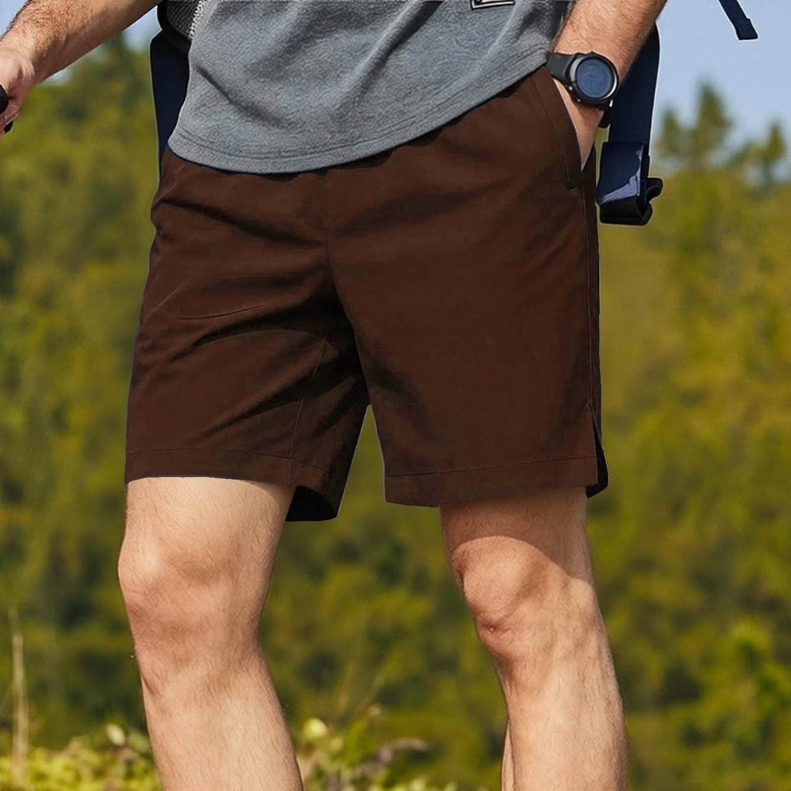 Short à manches rapides sorbant la sueur fraîche de l'été plus grande