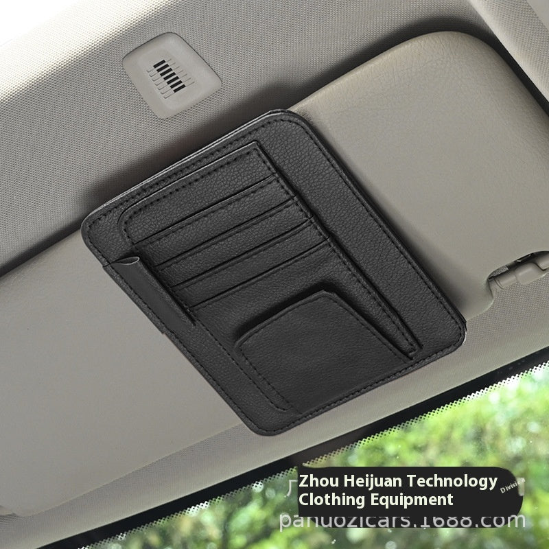 Voiture multifonction Automobile Sun Louver Clip de stockage