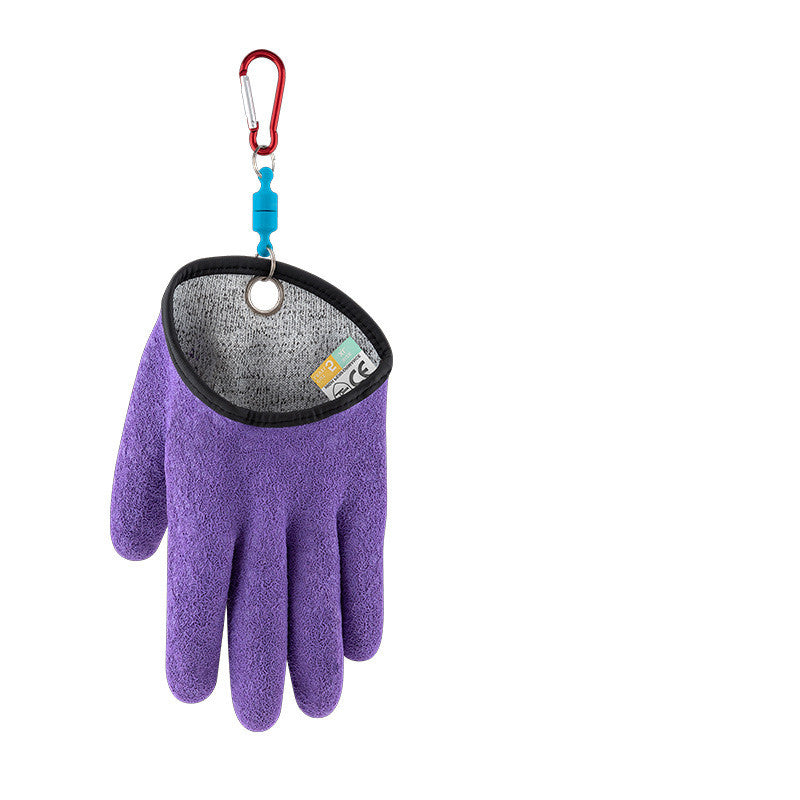Gants de pêche antidérapants protéger la main contre les éclats de crevaison Pêcheur professionnel Catch F