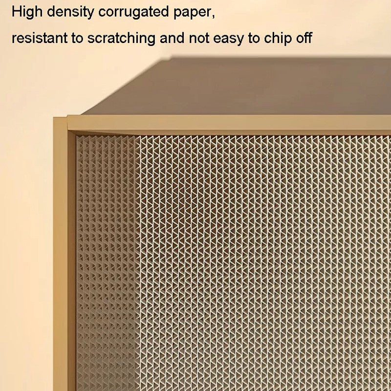 5X Cat Box Scratcher Scratching Board Heavy Duty Corrugated Cardboard Kitten UK