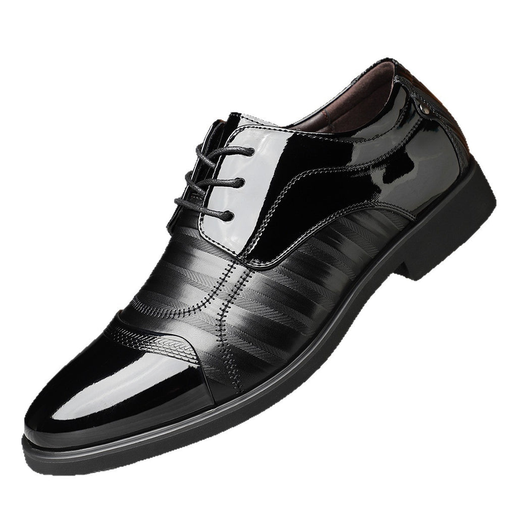 Chaussures en cuir tendance élégant homme avec un design unique
