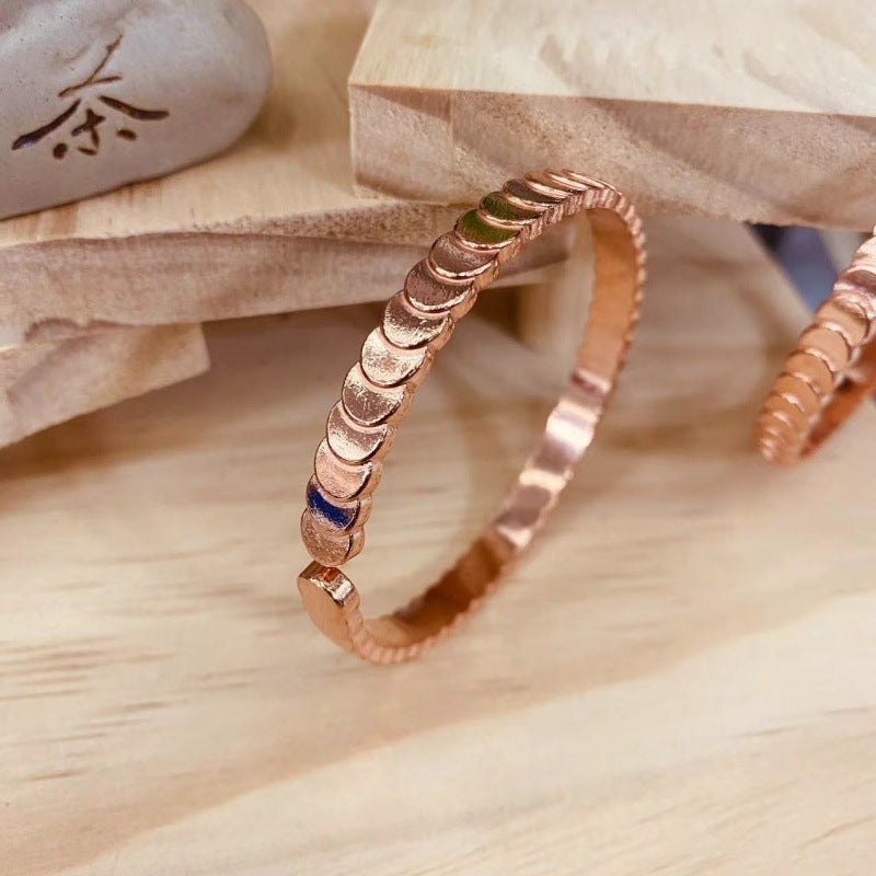 Bracelet d'onde scintillante de mode pour femmes