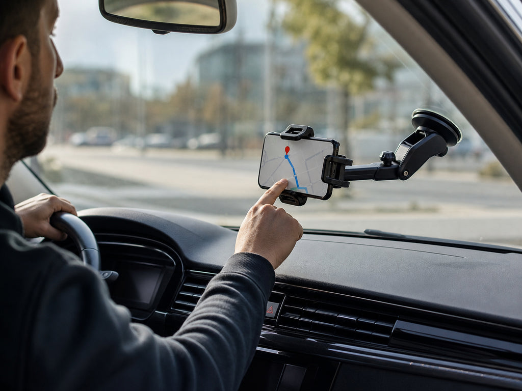 Support de téléphone de voiture - 360° Rotant Silicone Coupe d'aspiration