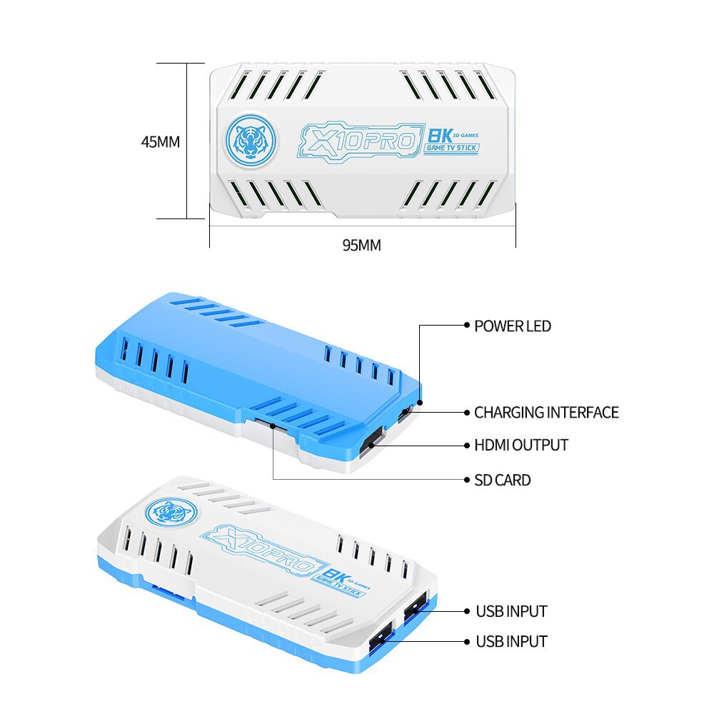 X10 PRO TV Retro Arcade Home Console de jeu