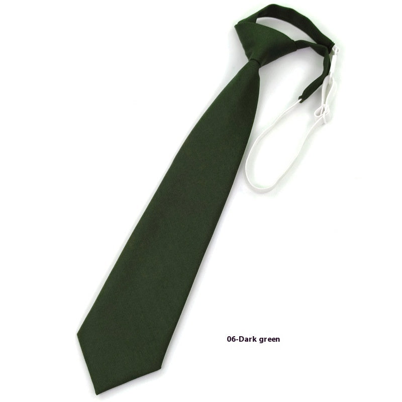Tie bleu marine couleur solide