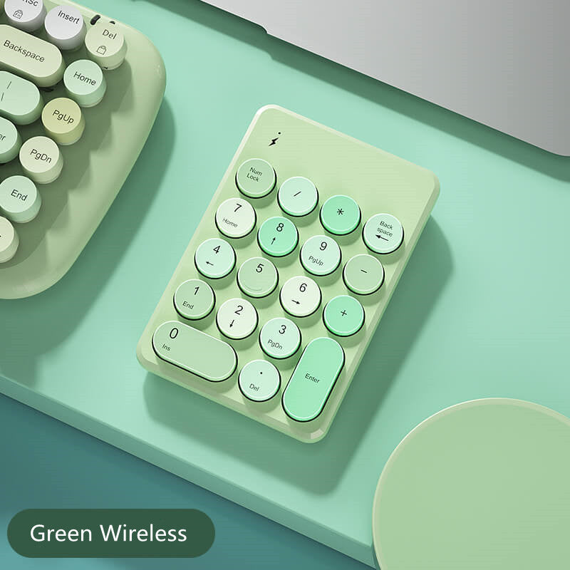 Wireless Bluetooth Petit clavier externe USB numérique