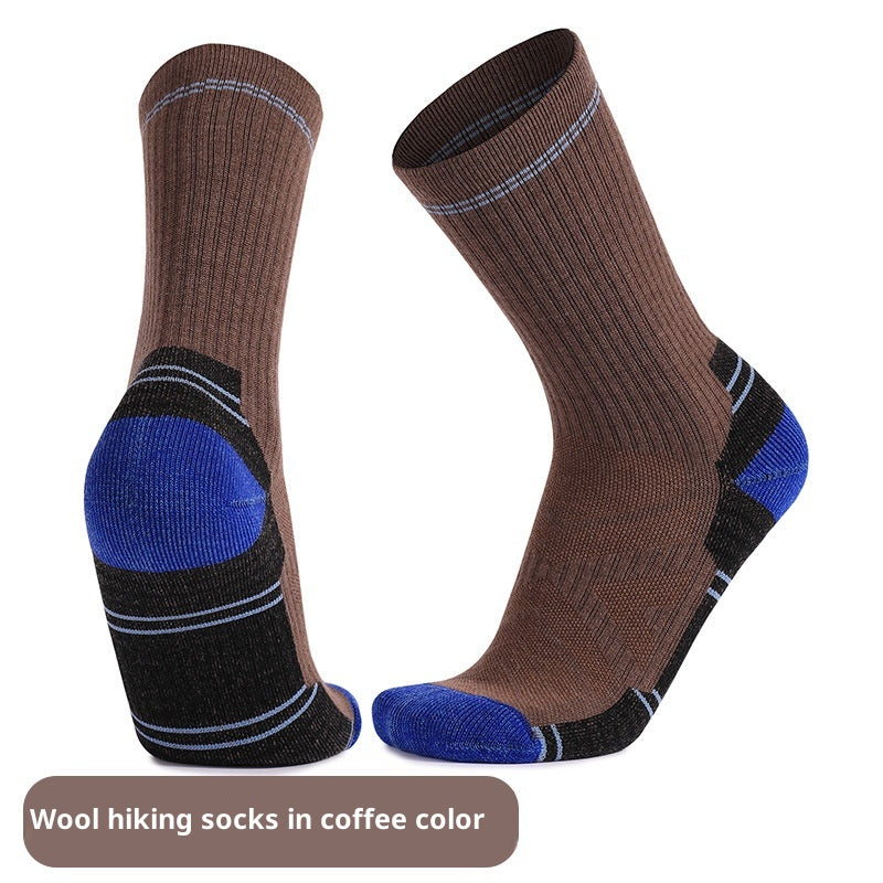 Chaussettes à neige en cachemire athlétique à ski chaud pour hommes