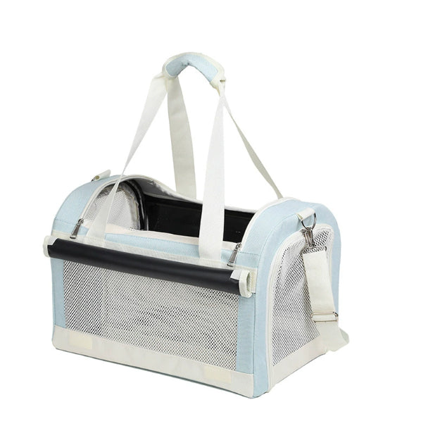 Multi Pet Carrier Double Decker 4 roues Chariot pour chats et petits chiens Détachable Carrier