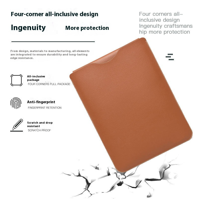 Lock Edge Notebook Leather Bag