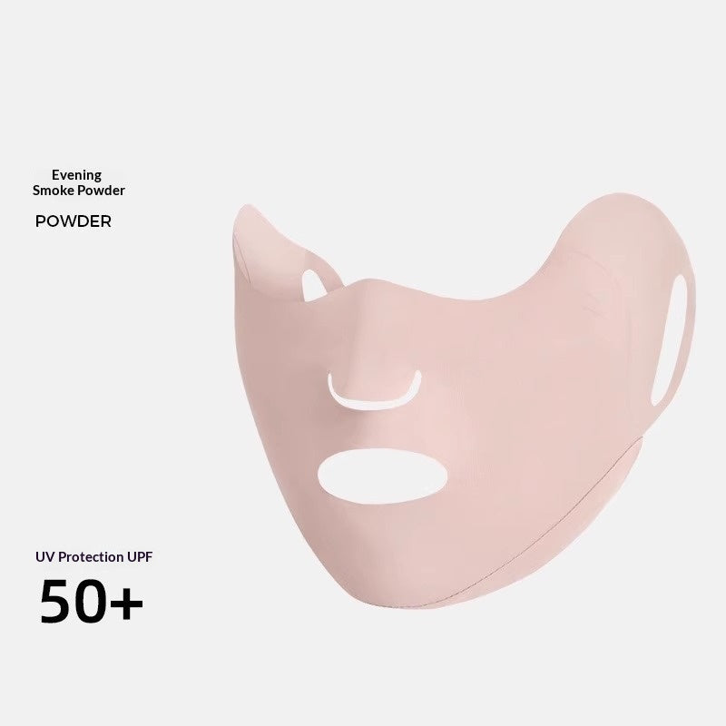 Masque de protection du soleil pour les femmes Masque de soie respirant pour l'été
