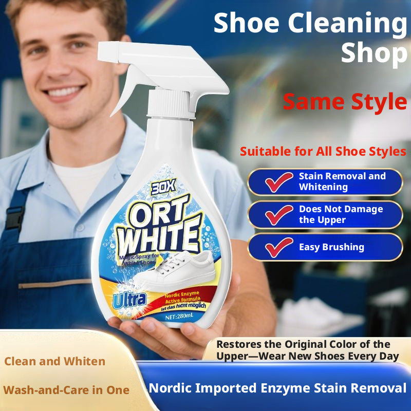 Xiaobai Shoe Cleaner Bottle - Nordic Enzyme Active Oxygen - 280ml - 1
