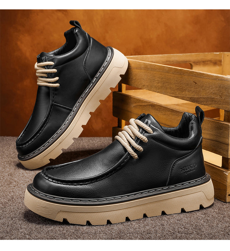 Chaussures de skate polyvalentes de printemps pour hommes mi-haut occasionnel