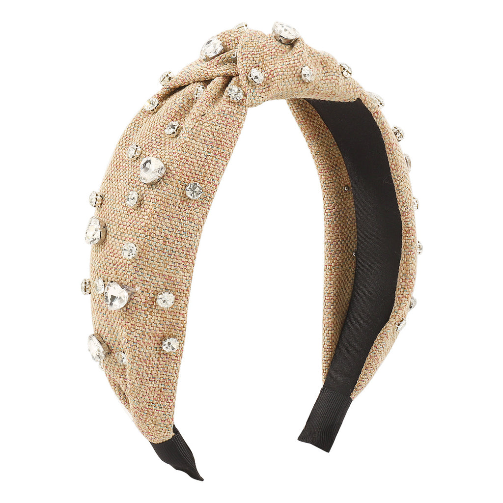 European And American Creative Heart Bandeau Diamant Mode Simple Tempérament