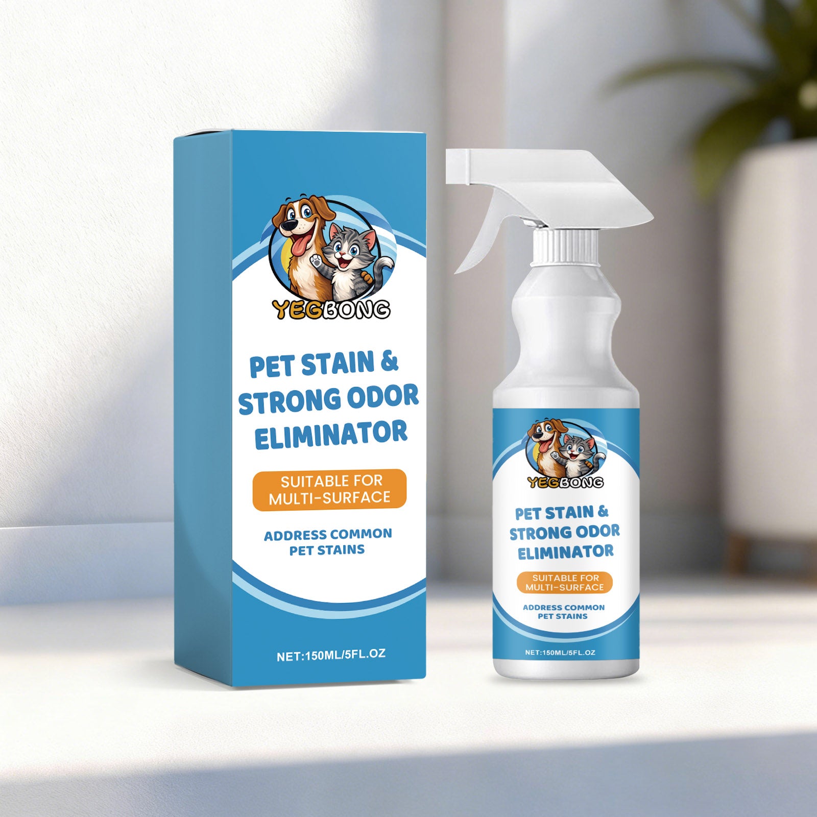 Déodorisant de la tache de chien 150ml1box