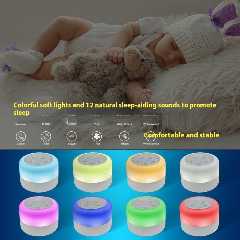 Bruit blanc Instrument d'aide au sommeil Lampe de table apaisante pour le sommeil