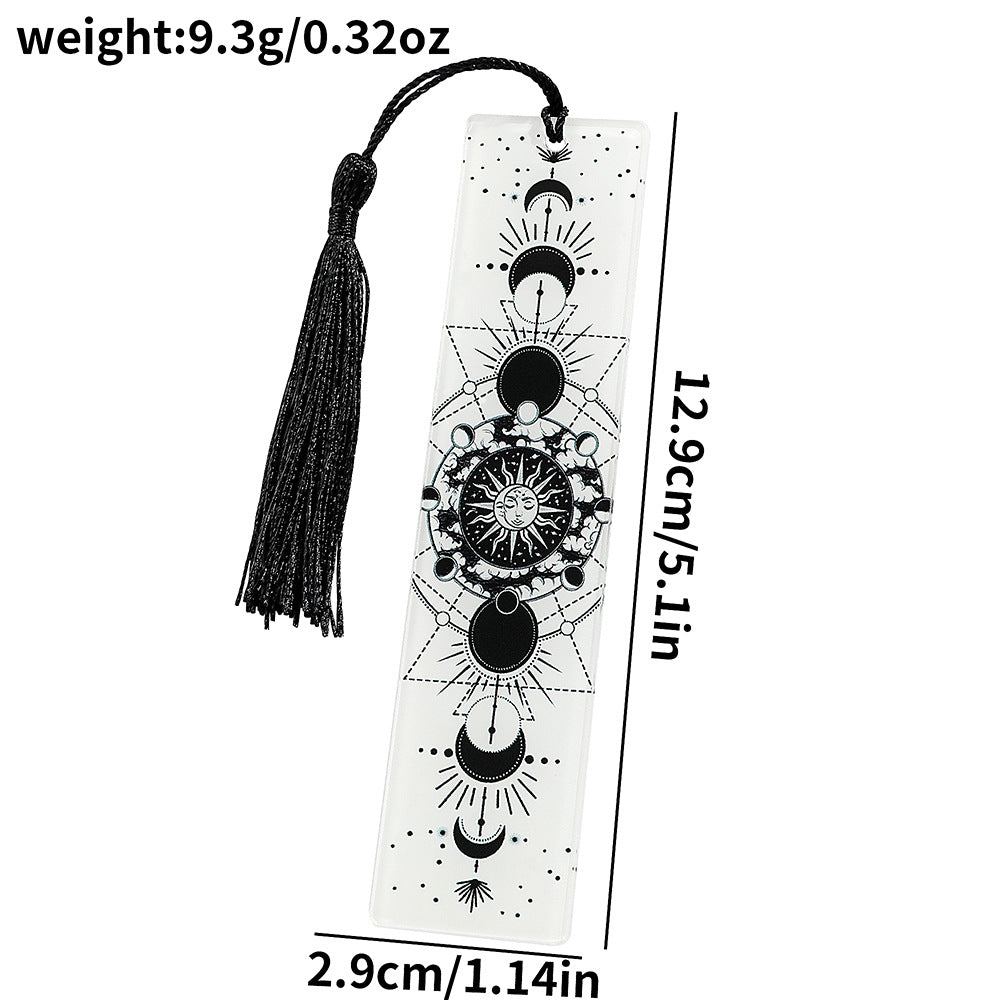 Creative Skull Pattern Acrylic Tassel Reading Décoration Signet