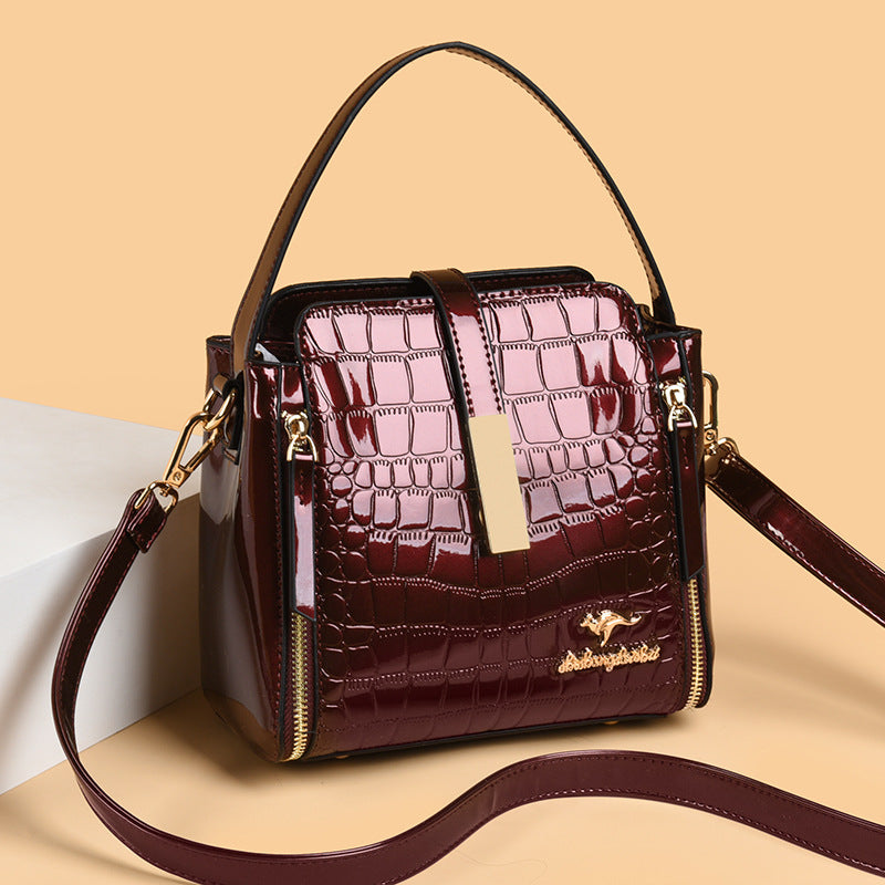 Sac transversal élégant à une épaule de grande capacité pour femmes