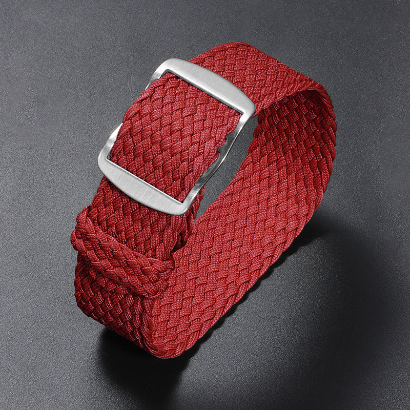 Bracelet de montre en nylon tissé pièces sur toile bracelet de montre