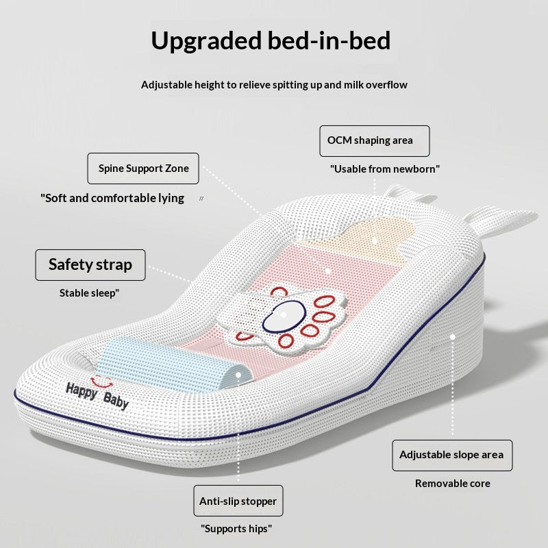 Padigeon d'orfèvre à lit moyen incliné anti-reflux pour nourrissons