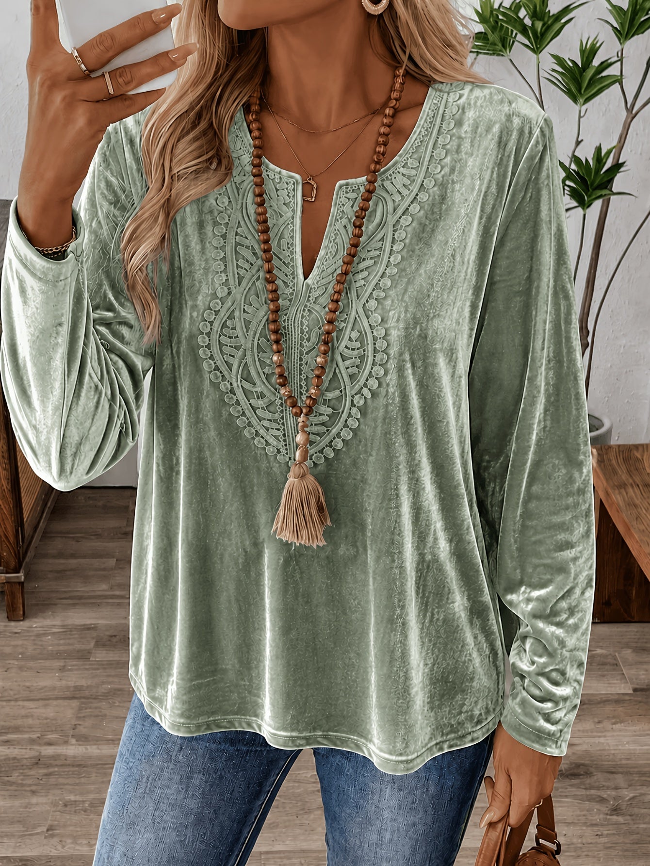 Blouse de Lady couleur solide