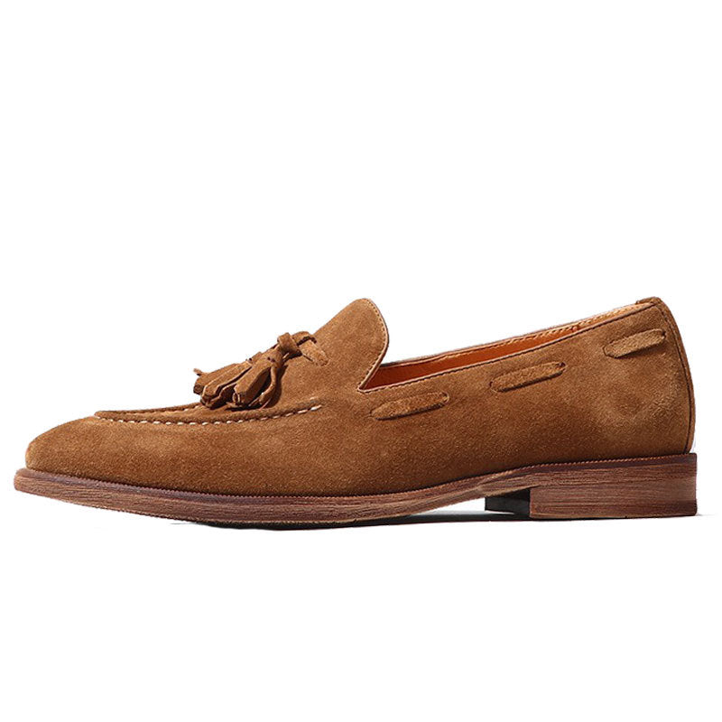 Chaussures Suede Tassel Suede de style britannique