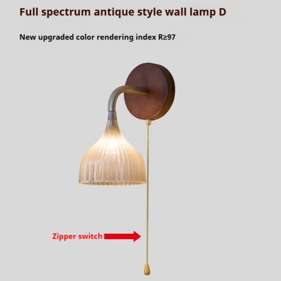 Lampe murale mi-ancienne côté de lit Zipper de haute qualité