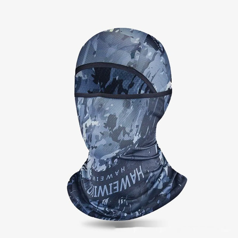 Summer Ice Silk Sun Protection Masque de protection de la tête des hommes Full Face Fishing Sun Protection Scar