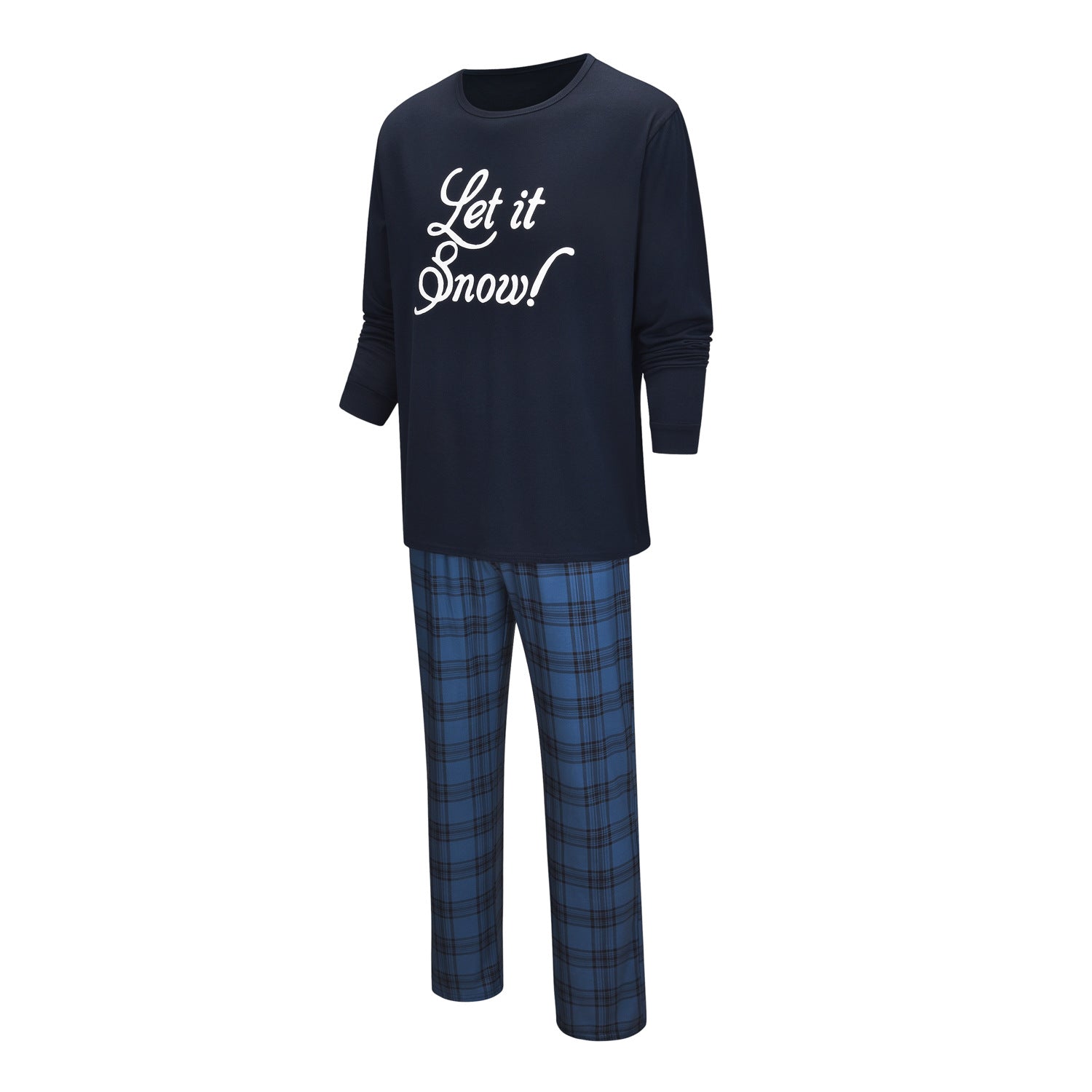 Lettre de Noël européenne et américaine Impression Vêtements parent-enfant