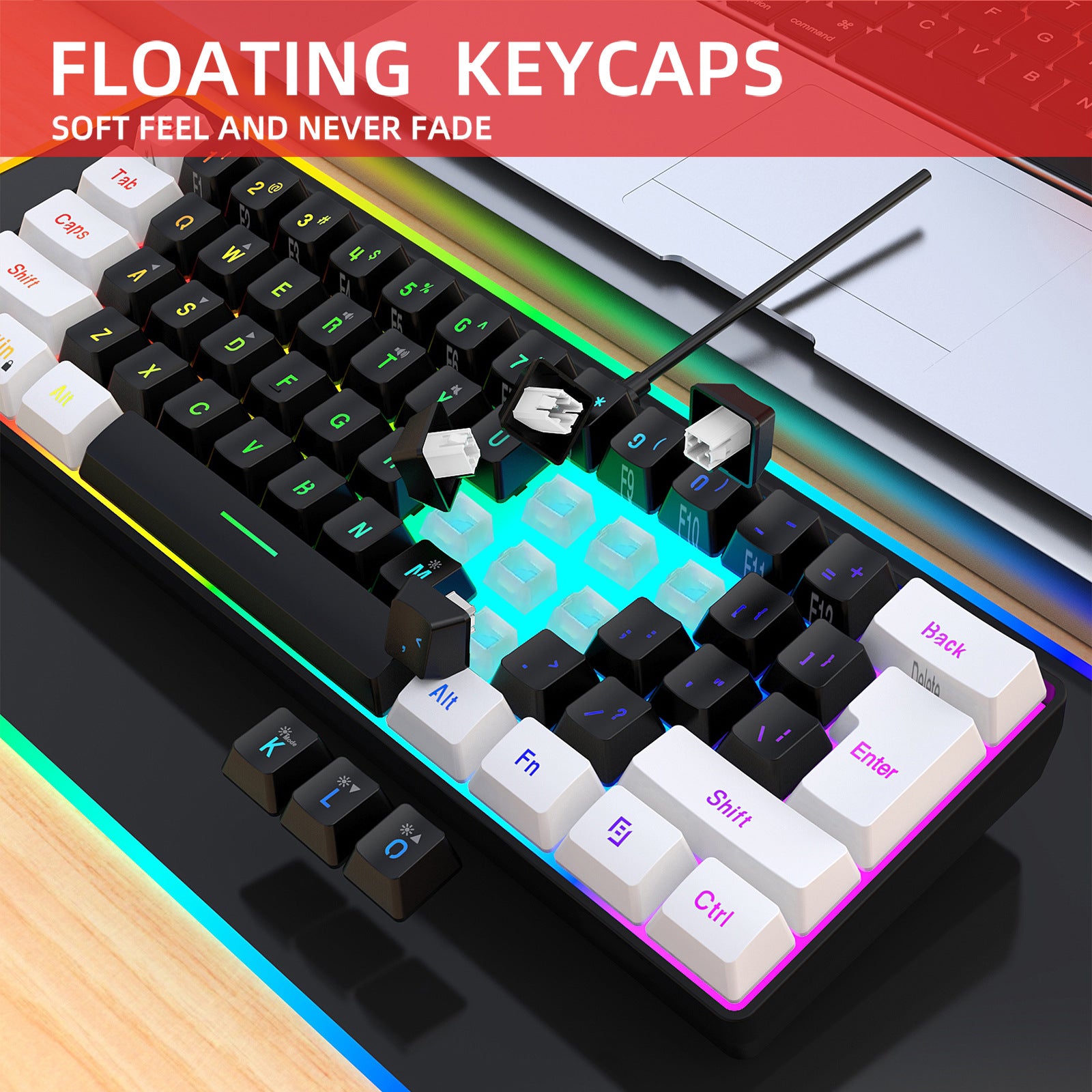 Clavier à clé Membrane 61 filaire simple