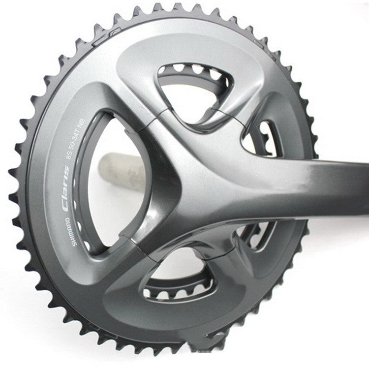 Plaque de dent 8-vitesses 16-vitesse Road Bike Hollow Disque Fluted intégré 50-34t