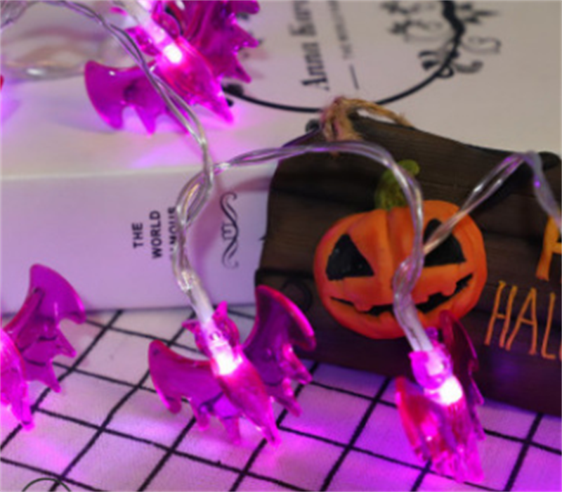 Halloween Battery Remote USB LED String Lights