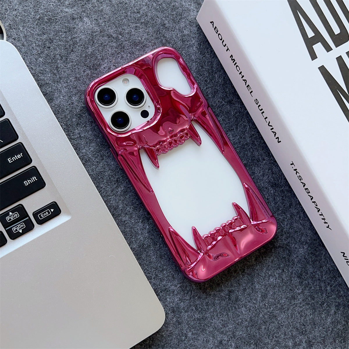 Tiger-Tooth Phone Case with 15 Cutouts