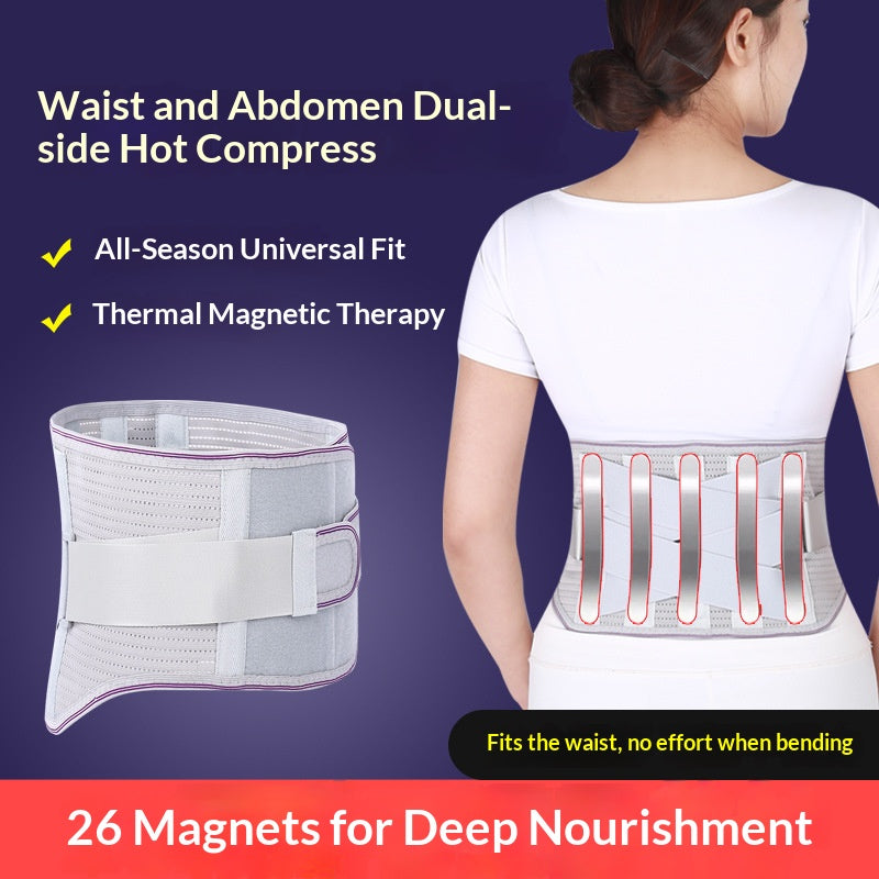 Dual Sided Heating Waist Support Ceinture Lombaire Protection pour le fitness sportif et le bas du dos
