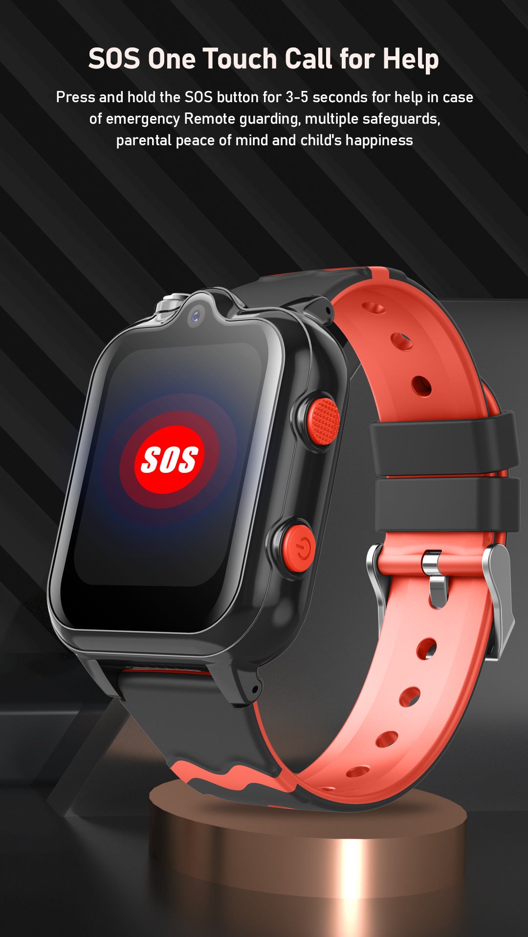 Téléphone pour enfants Smart Watch Video Positionnement GPS Photographie Imperméable Comptement étape
