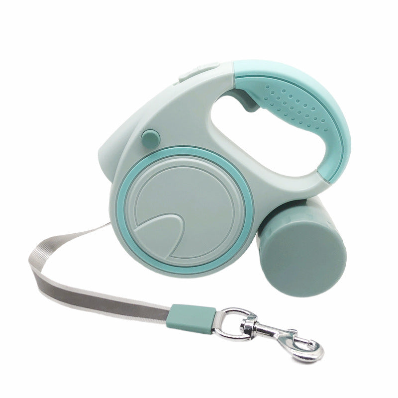Leash de chien automatique rétractable avec lumière intégrée