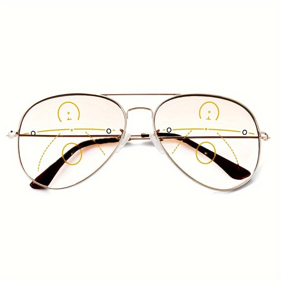 Lunettes de lecture multifocales photochromiques haute définition