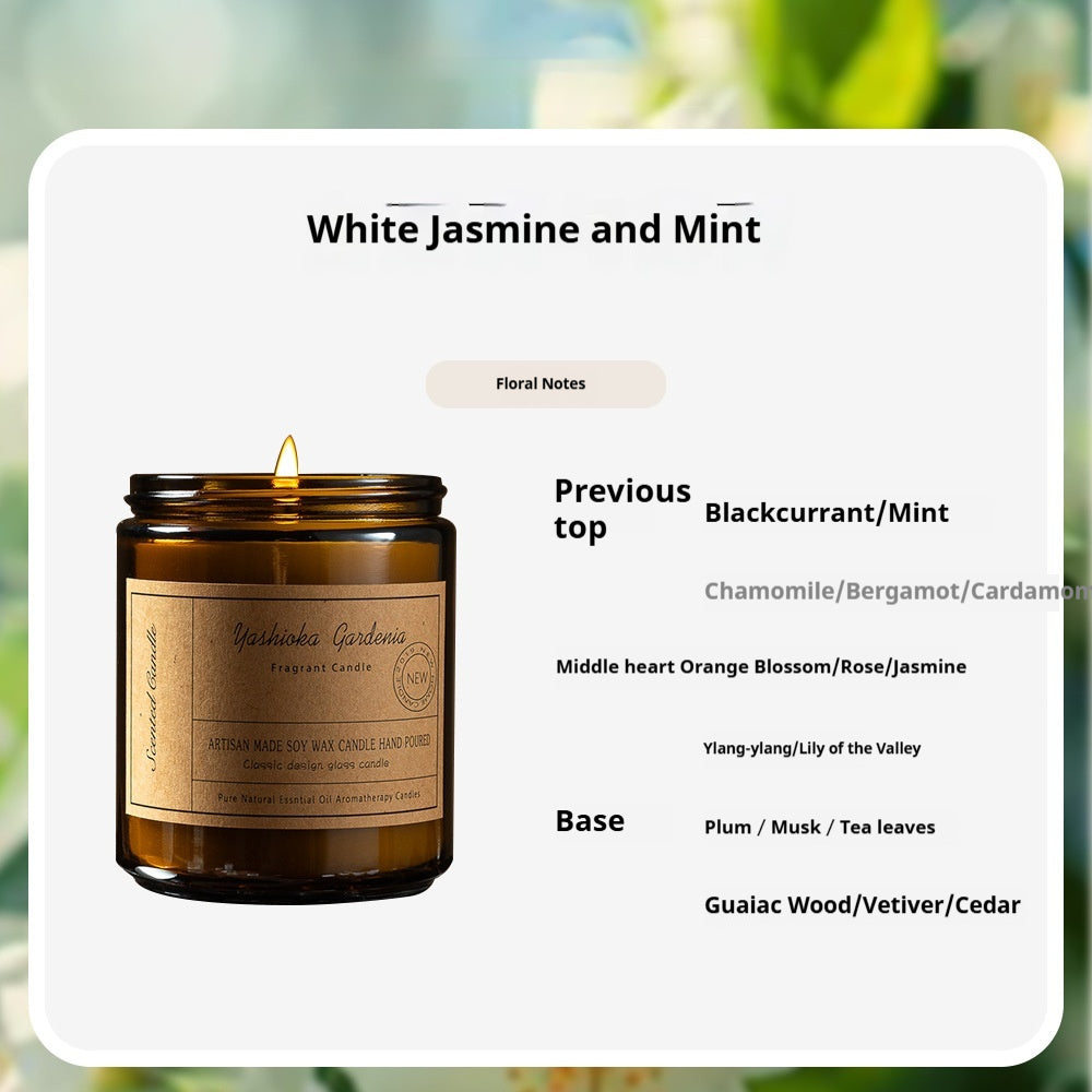 Bougie d'aromathérapie sans fumée de la cire de soja haut de gamme