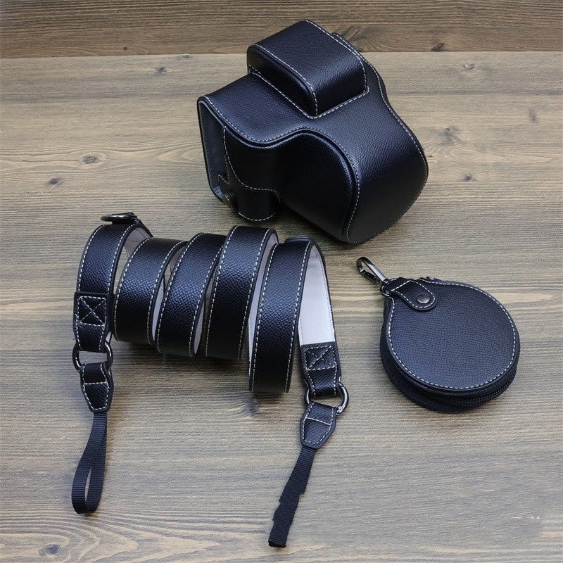 Convient pour Micro caméra unique Retro Oblique Camera Bag