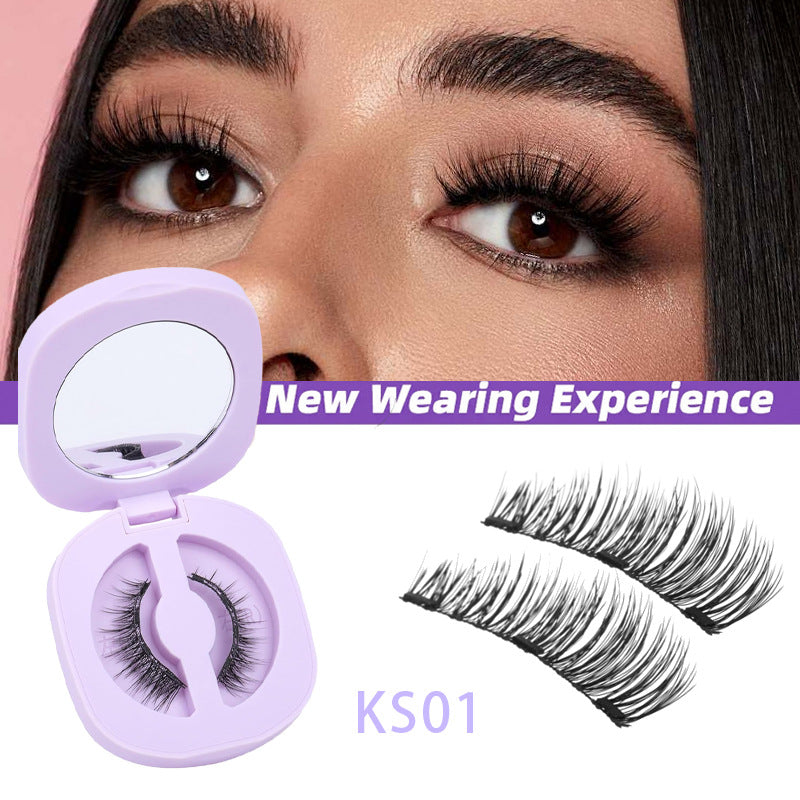 Faux cils magnétiques naturels sans colle