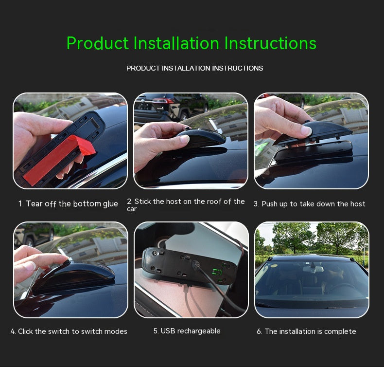 Voiture Remote Pilot Light Rain Fog Météo Anti-collision Aide Strobe Light
