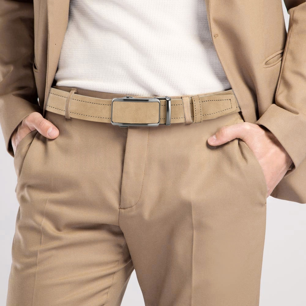 Men's All-Match Simple Leather Belt