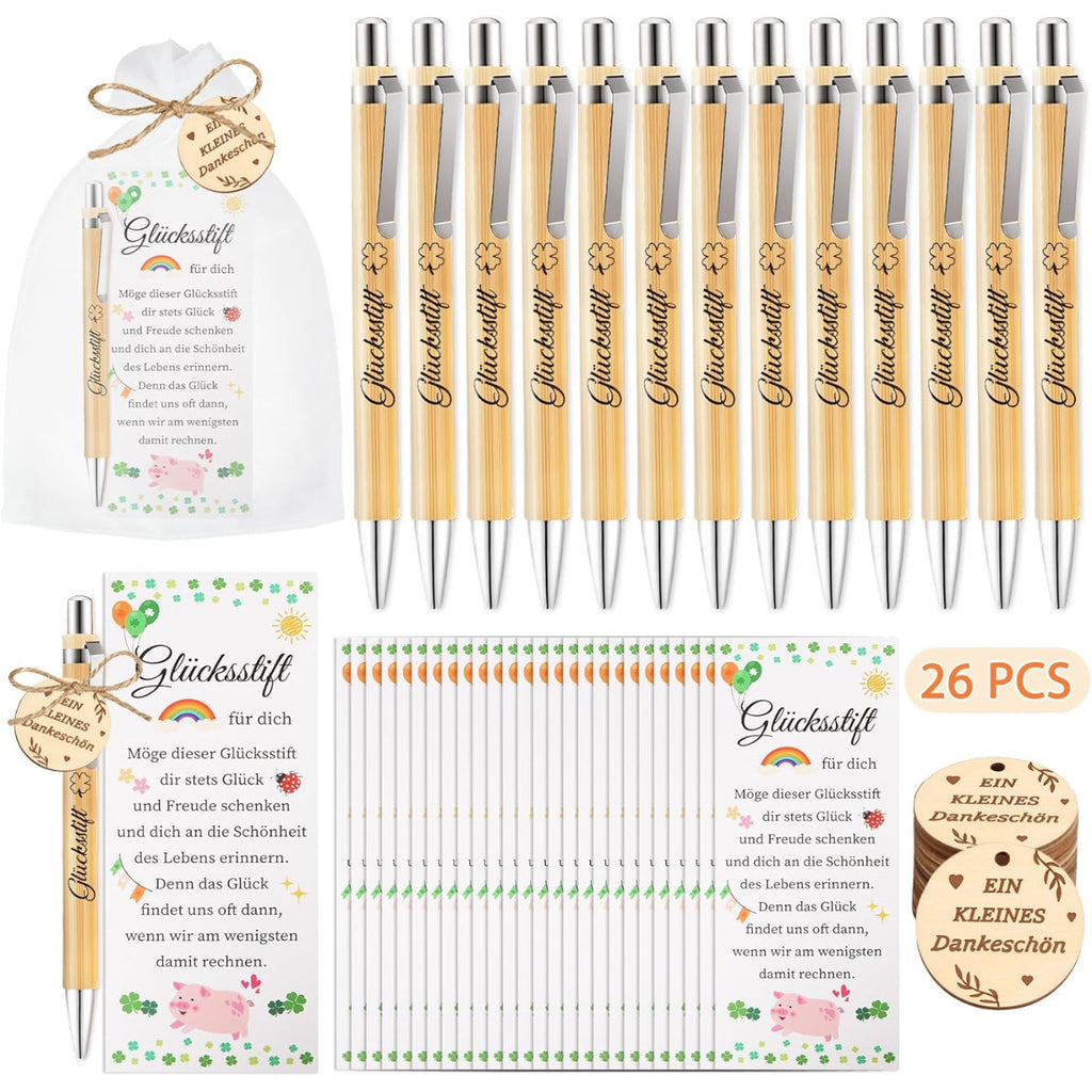 Set cadeau de 26 pièces d'adieu avec un stylo