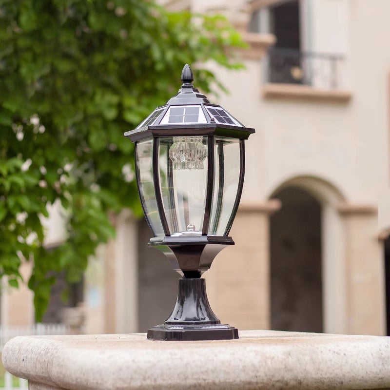 Lampe solaire à pilier extérieur étanche