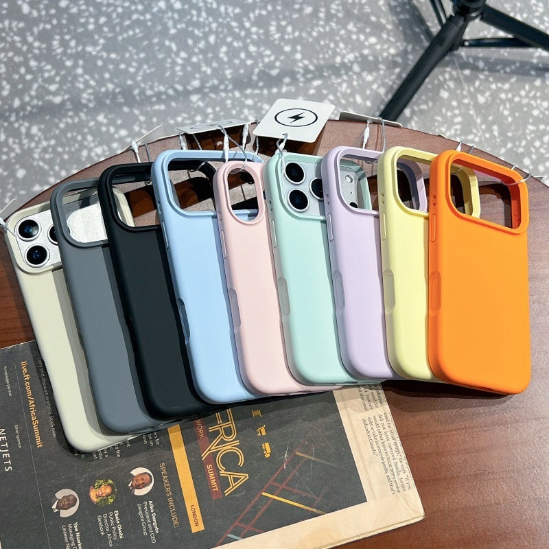 Boîtier de téléphone en silicone liquide avec fixation magnétique intégrée