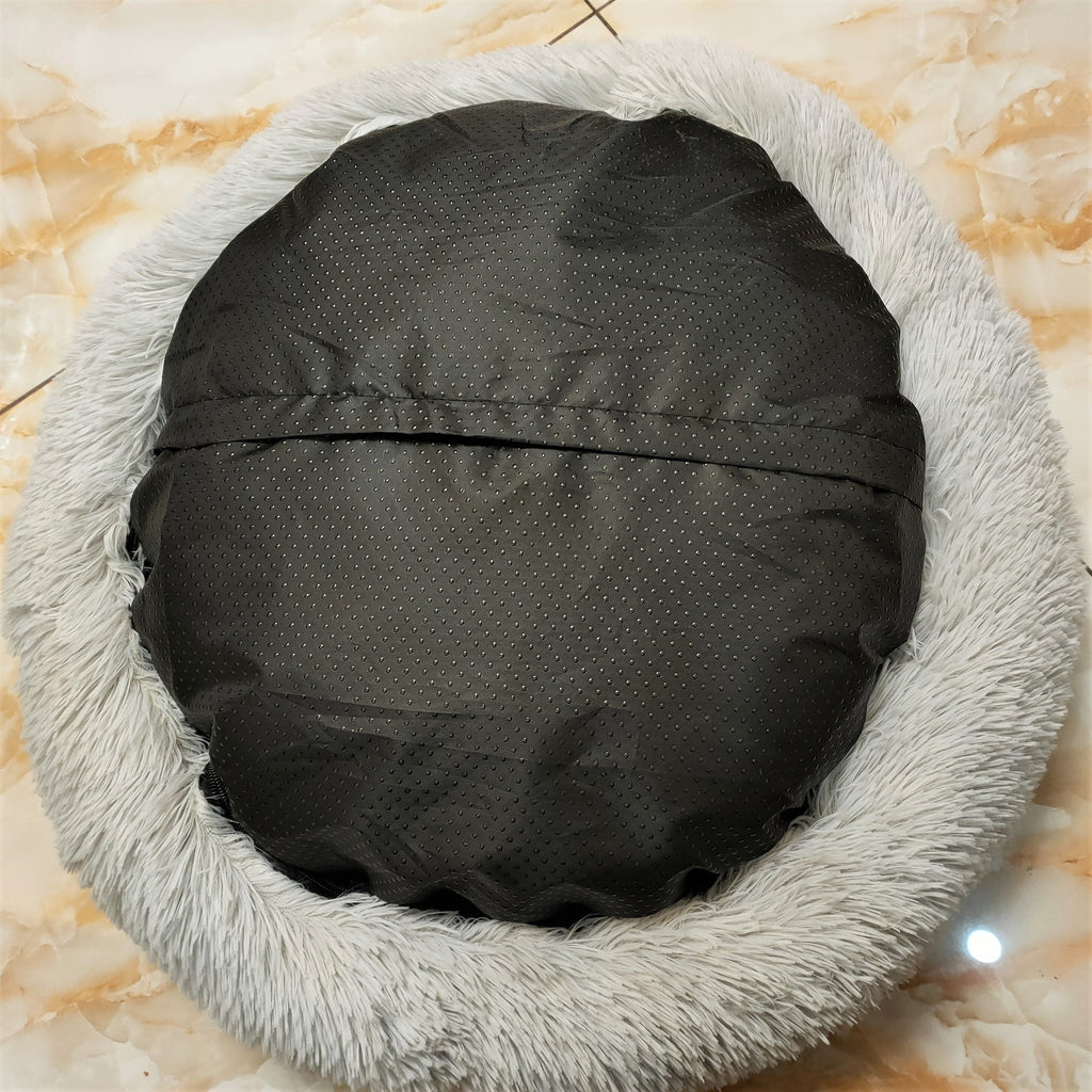 Lit de chien amovible et lavable Détachable Lit de chat en peluche