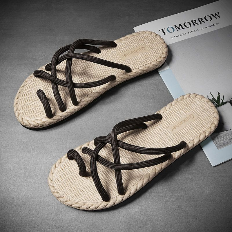 Flip-flops à l'extérieur occasionnel personnalisé